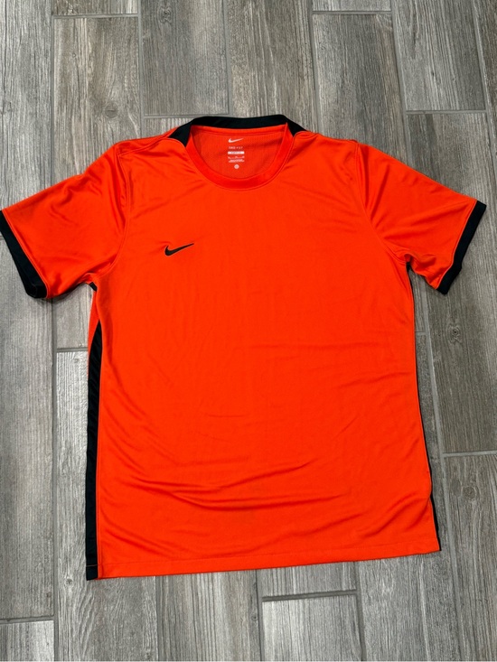 Nike Other - Nike Dri-Fit Men's XL Slim Fit Orange Mesh Running Soccer Jersey Shirt Training